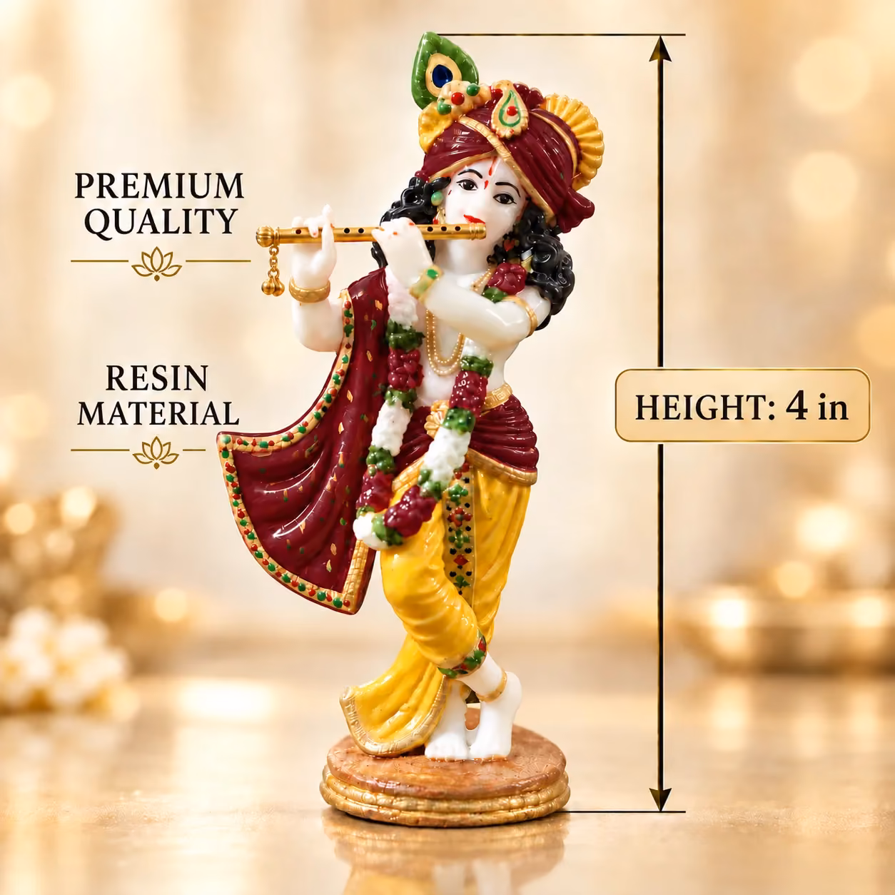Standing Krishna image 3
