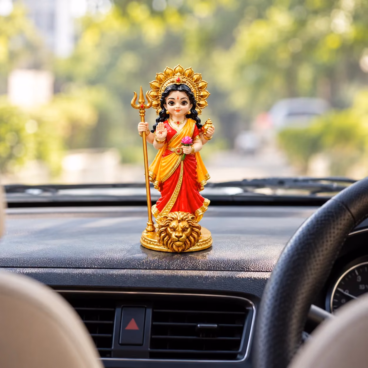 Bal Durga Mata Multicolour, 4 Inch image 3
