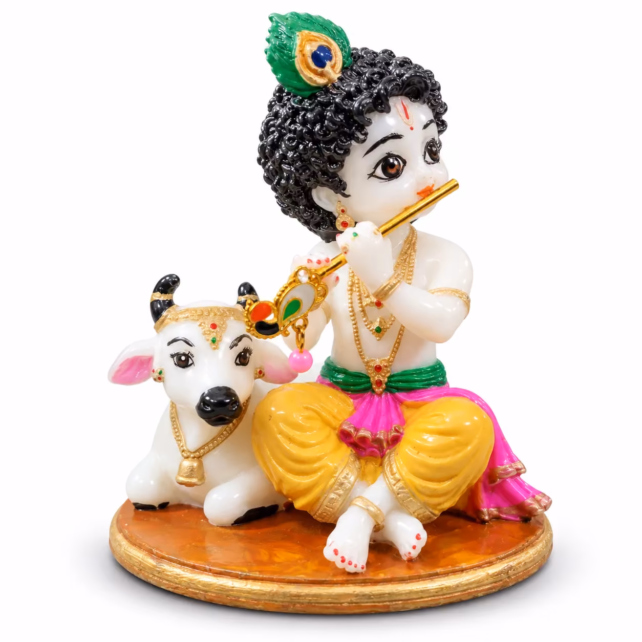Bal Krishna with Cow image 1