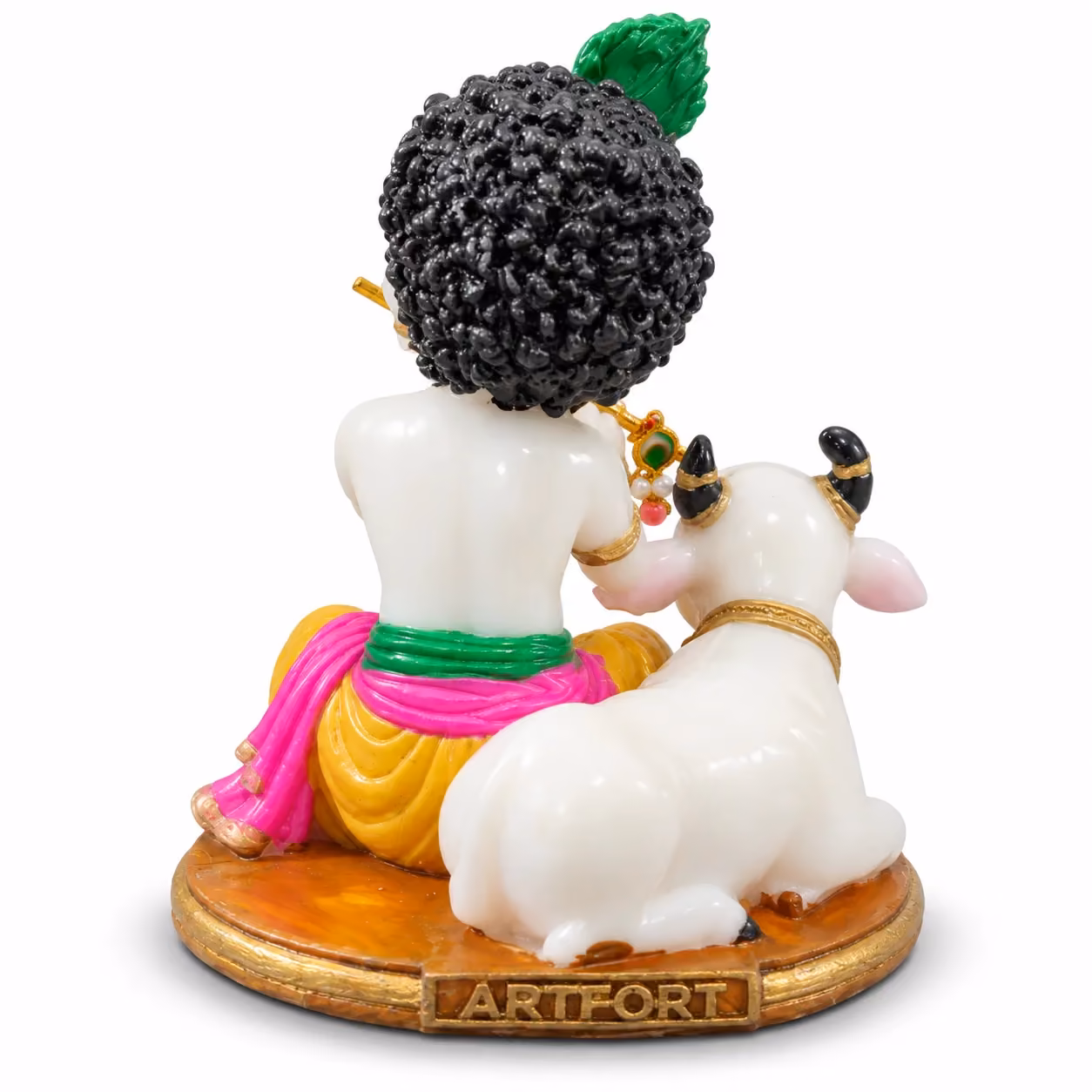 Bal Krishna with Cow image 6