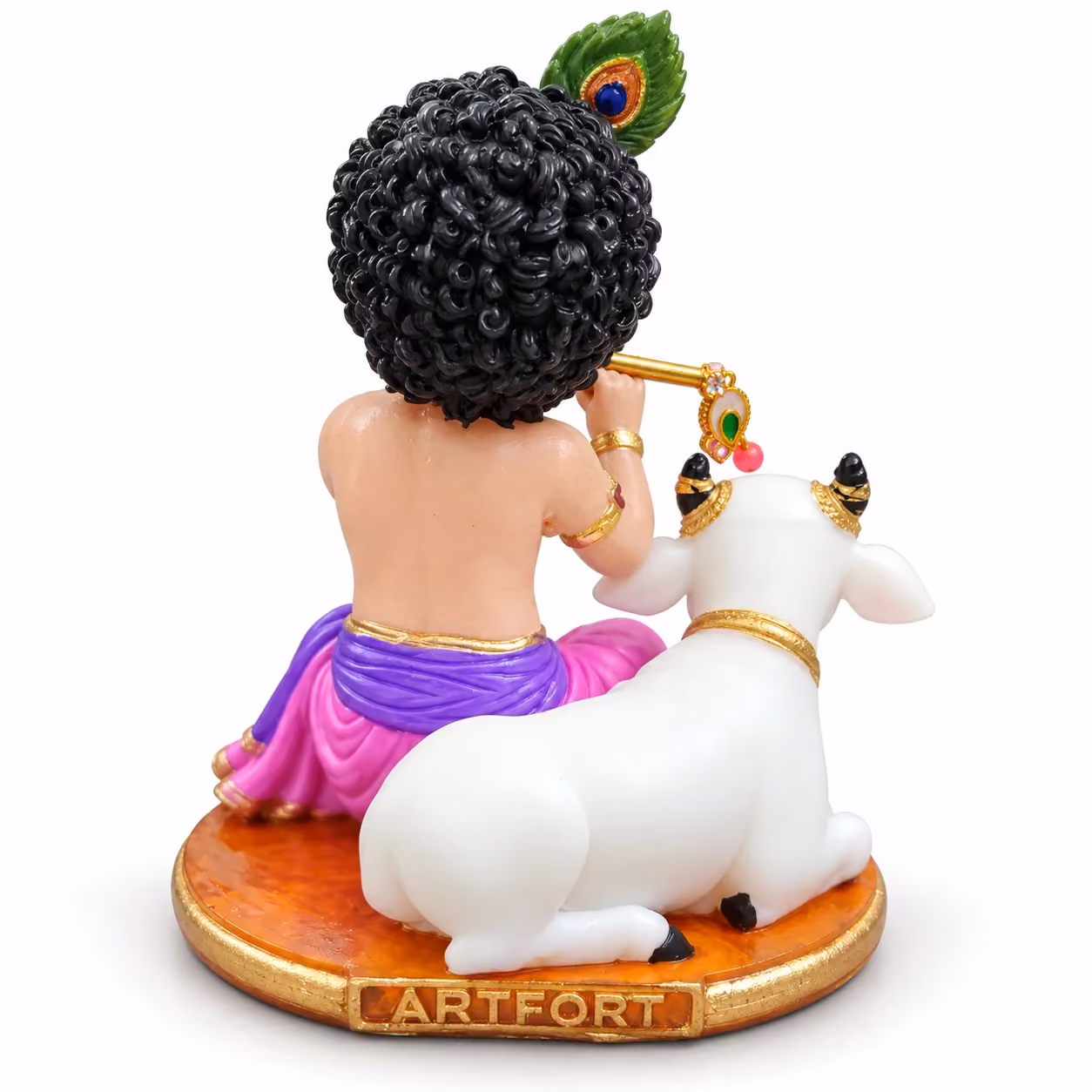 Bal Krishna with Cow image 6