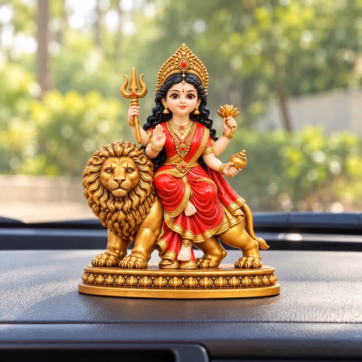 Durga Maa With Lion 4" image 3
