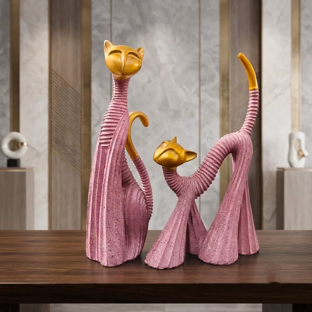 Modern Cat Pair image 2