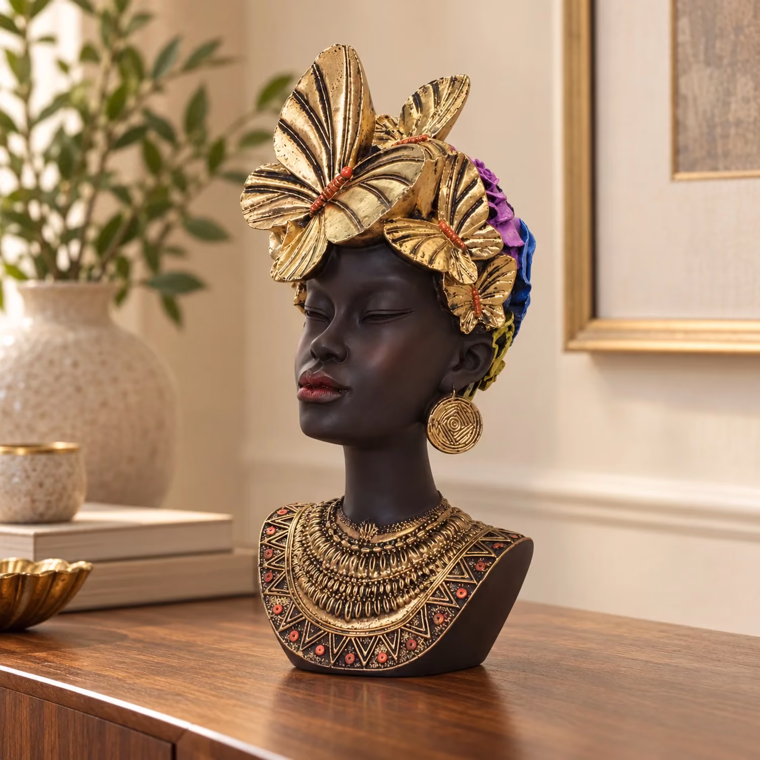 African Lady Bust image 2