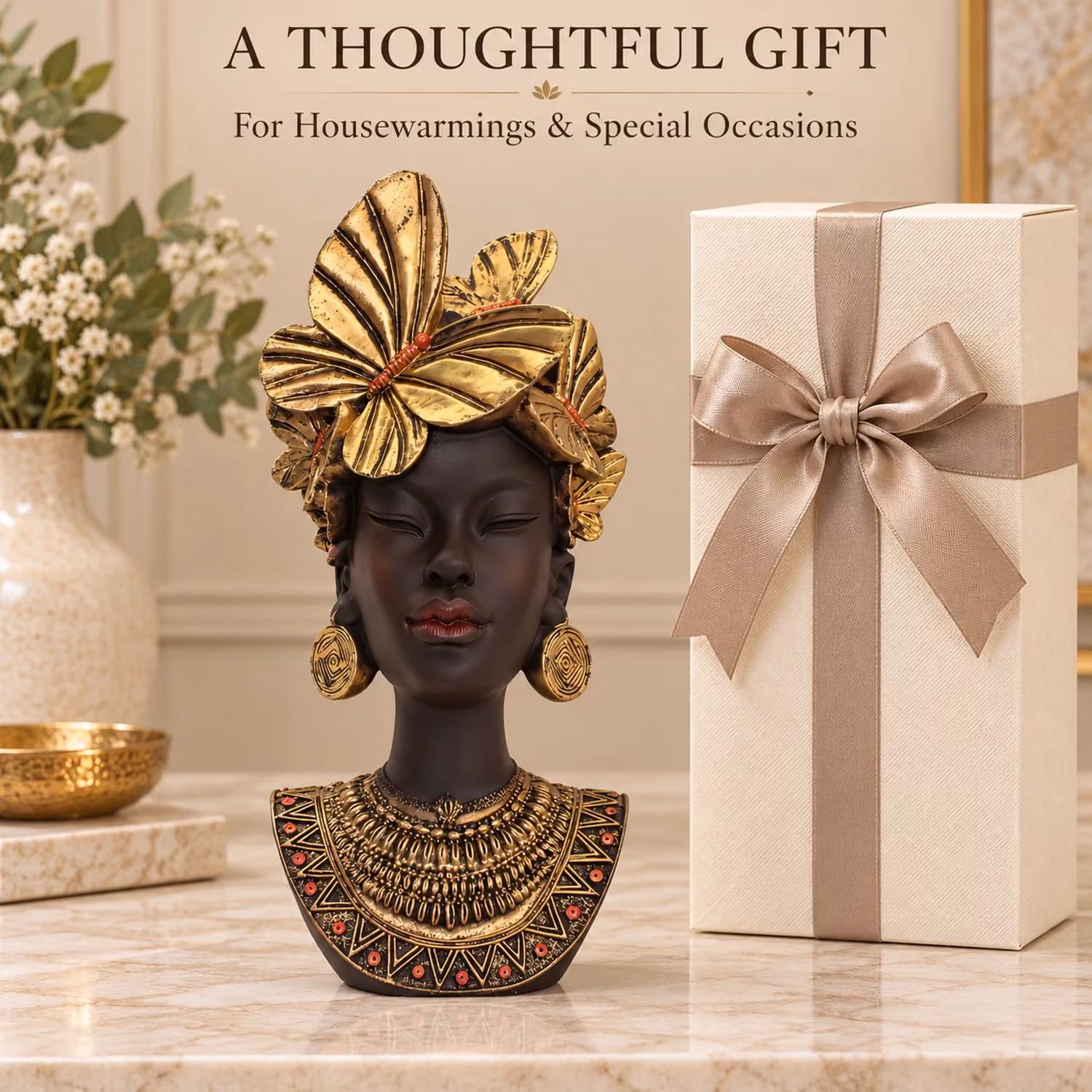 African Lady Bust image 5