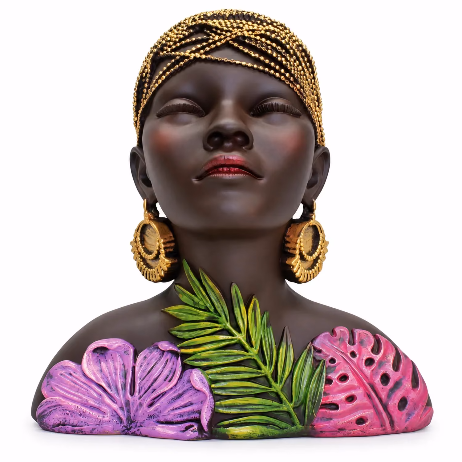 African Lady Bust 20cm image 1