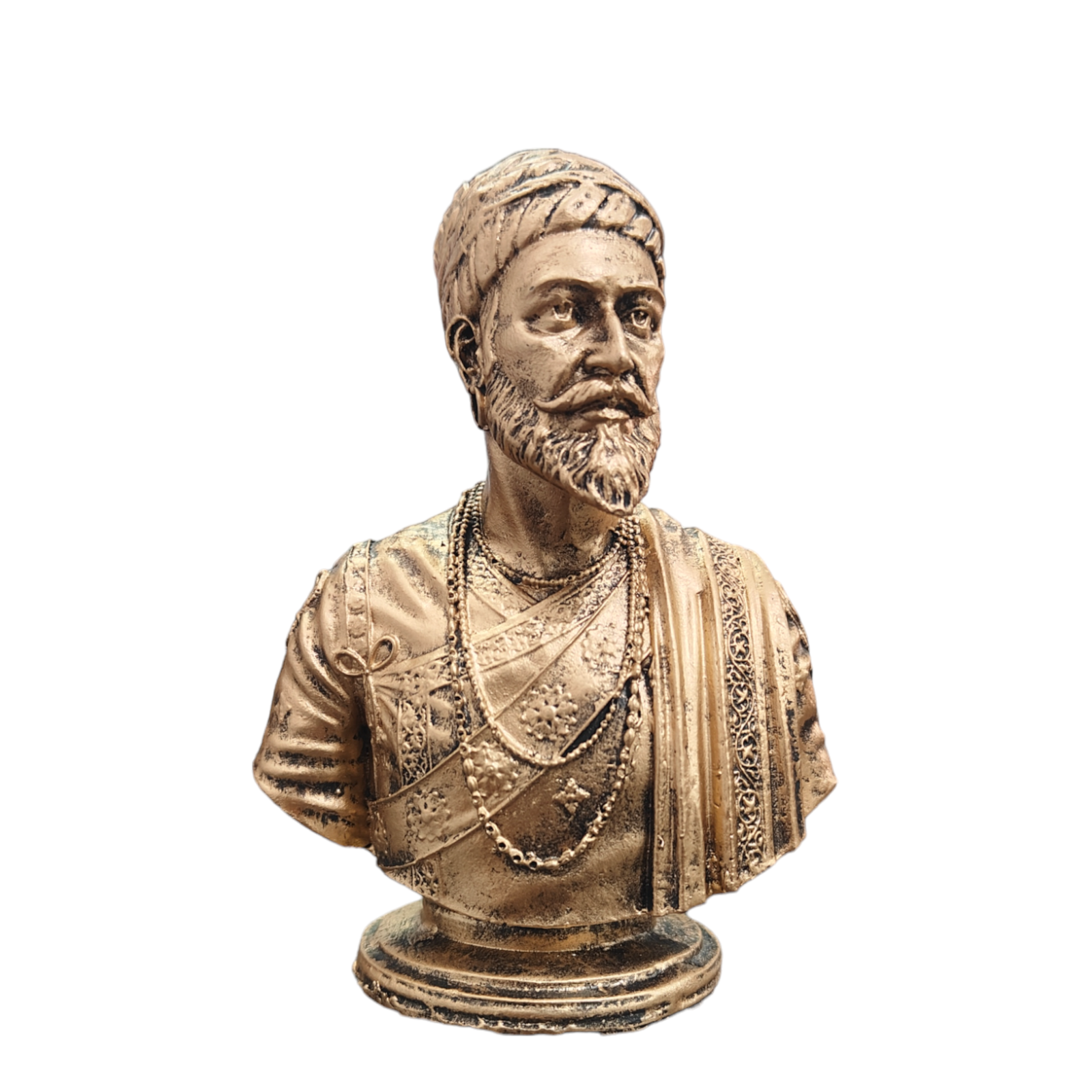 Gold Chhatrapati Shivaji Maharaj Idol (5 Inch)