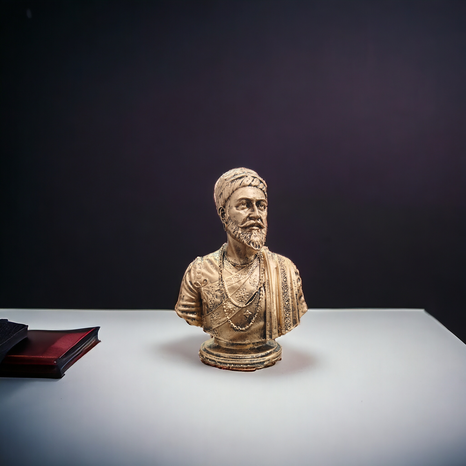 Gold Chhatrapati Shivaji Maharaj Idol (5 Inch)