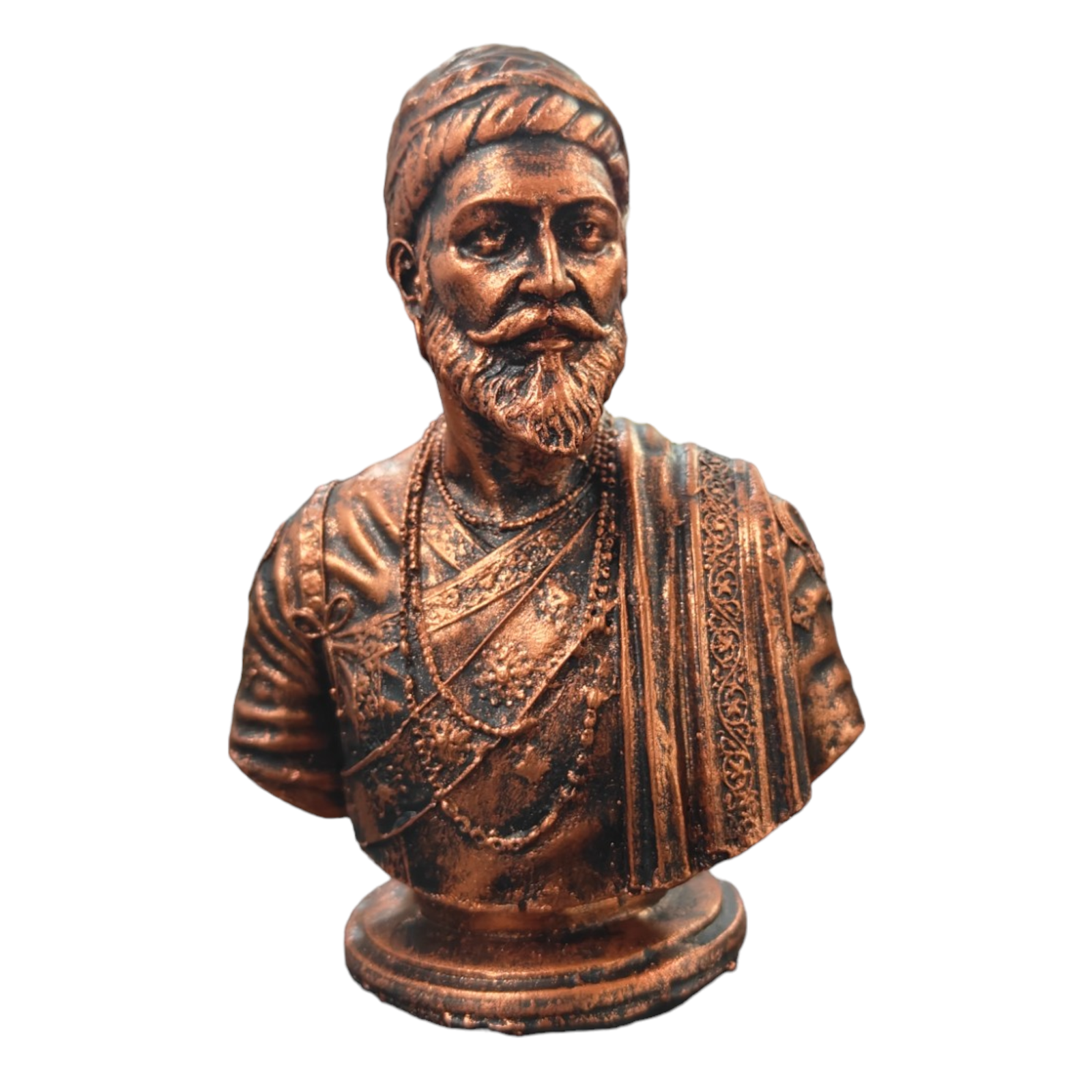 Copper Chhatrapati Shivaji Maharaj Idol (5 Inch)