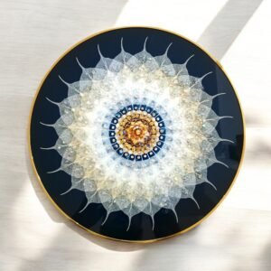 Black & Gold  Slim Frame (30 X 30 cm)