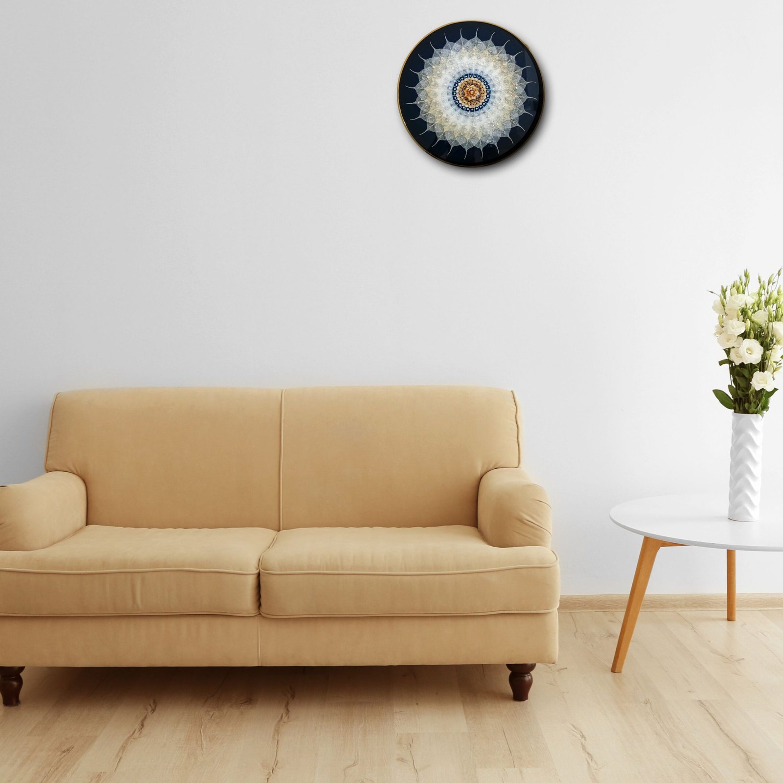 Black & Gold  Slim Frame (30 X 30 cm)