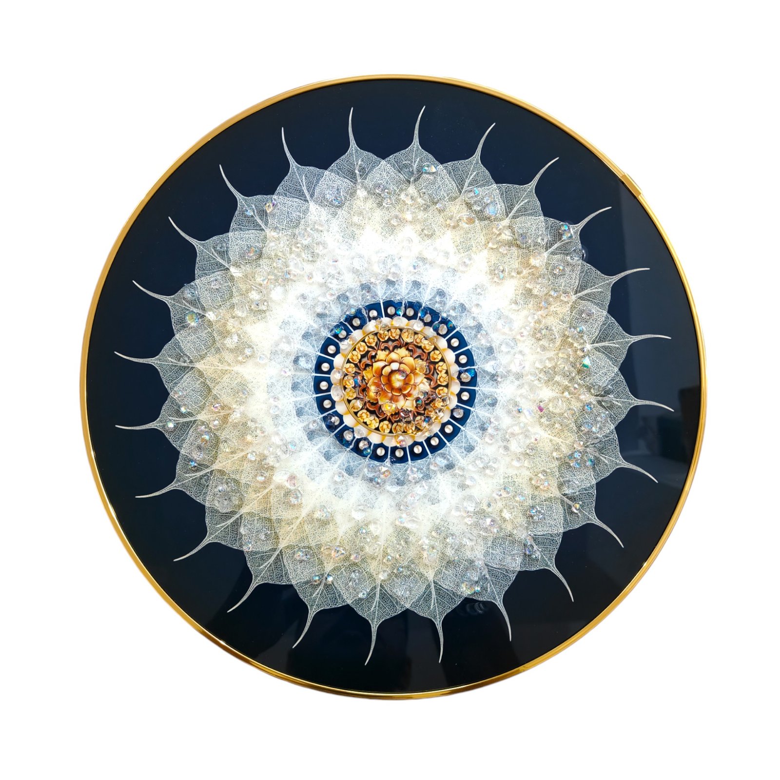 Black & Gold  Slim Frame (30 X 30 cm)