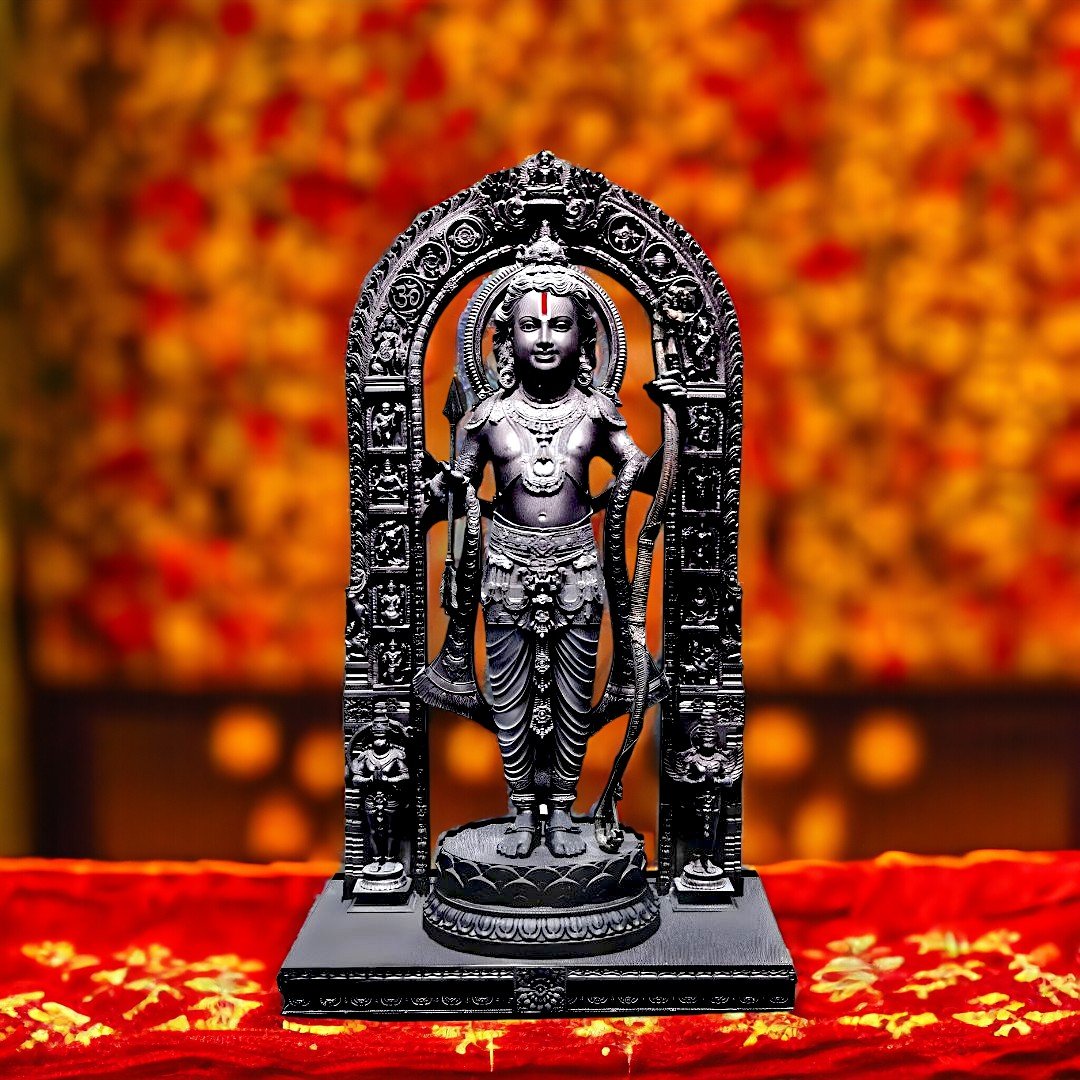 Black Ram Lalla MDF Idol (8 Inch)