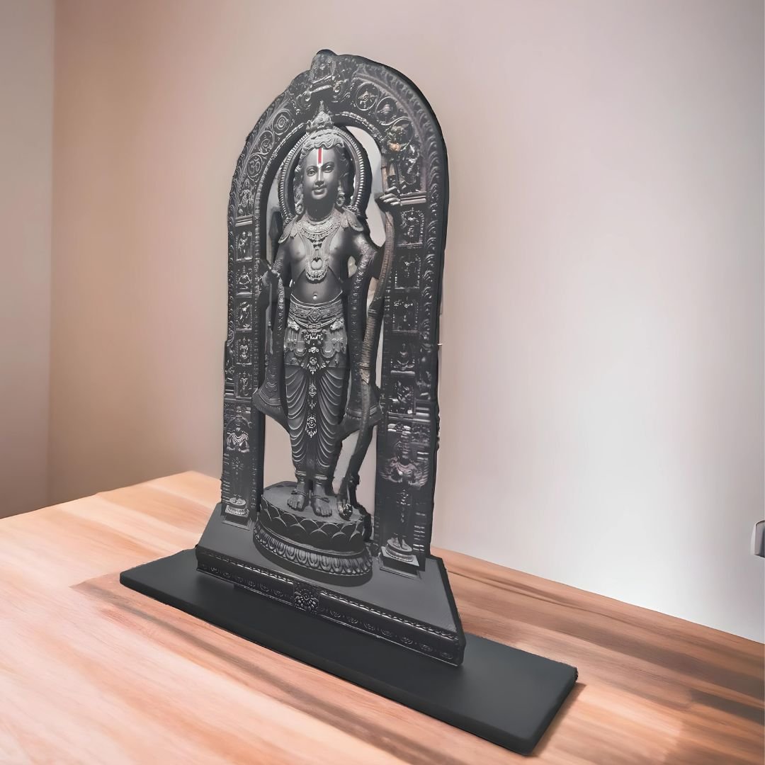 Black Ram Lalla MDF Idol (8 Inch)