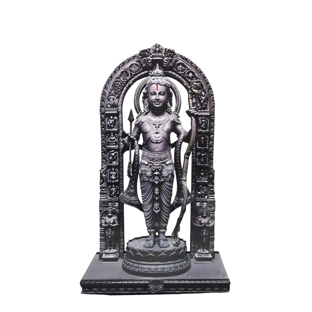 Black Ram Lalla MDF Idol (8 Inch)