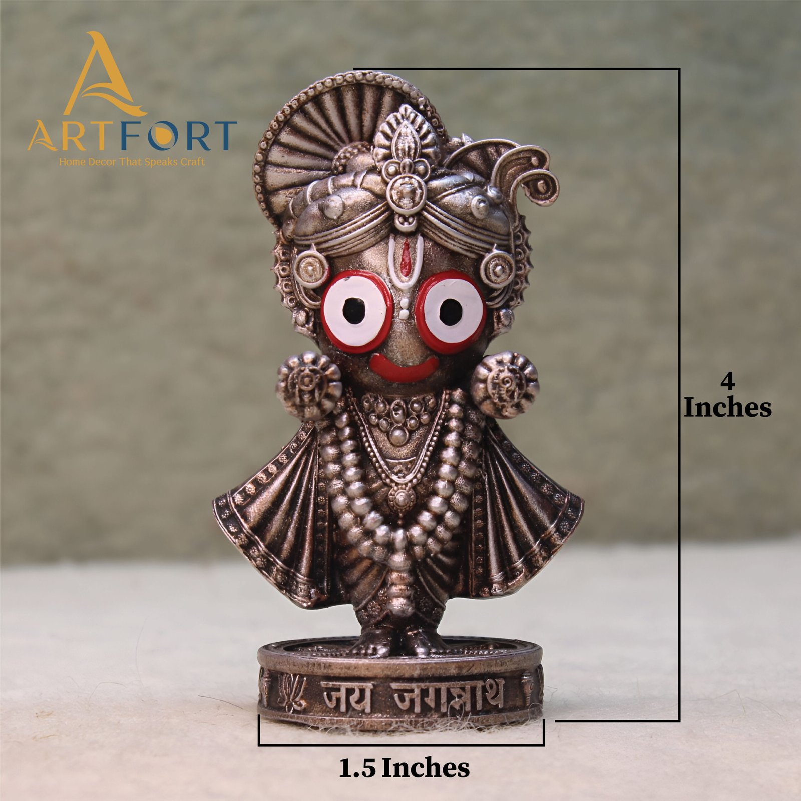 Jagannath Idol 4 Inch (Bronze)
