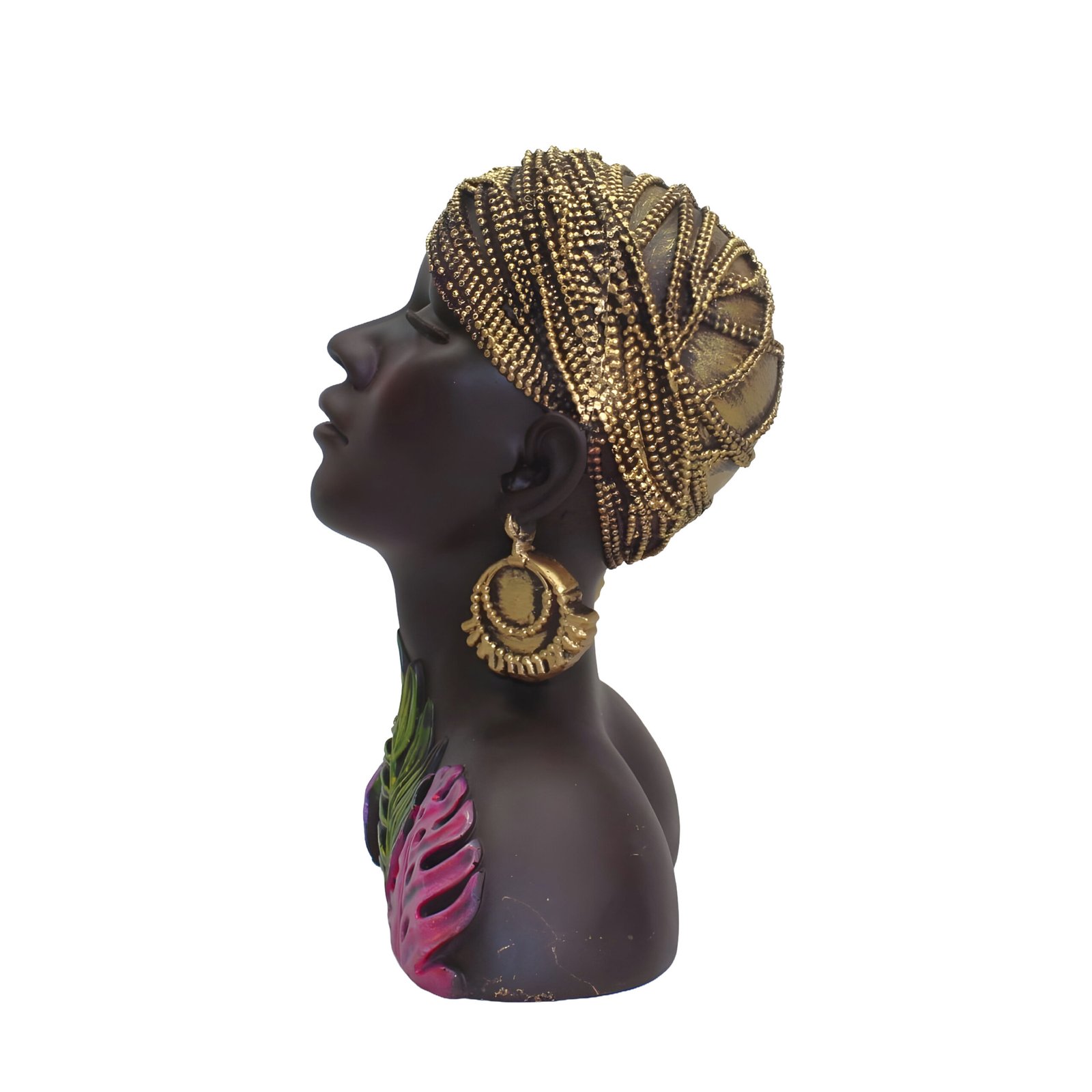 African Lady Bust Statue (20 cm)