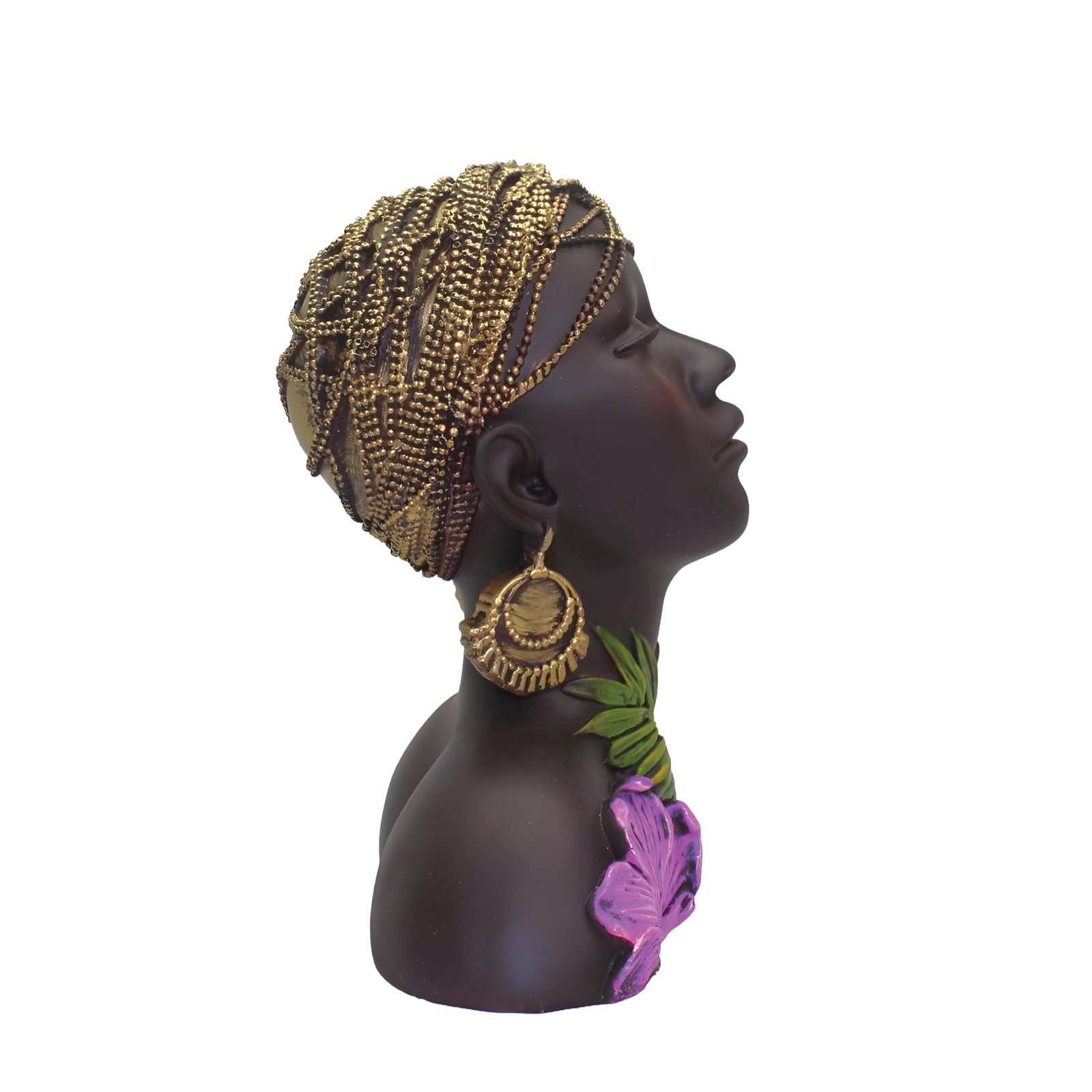 African Lady Bust Statue (20 cm)
