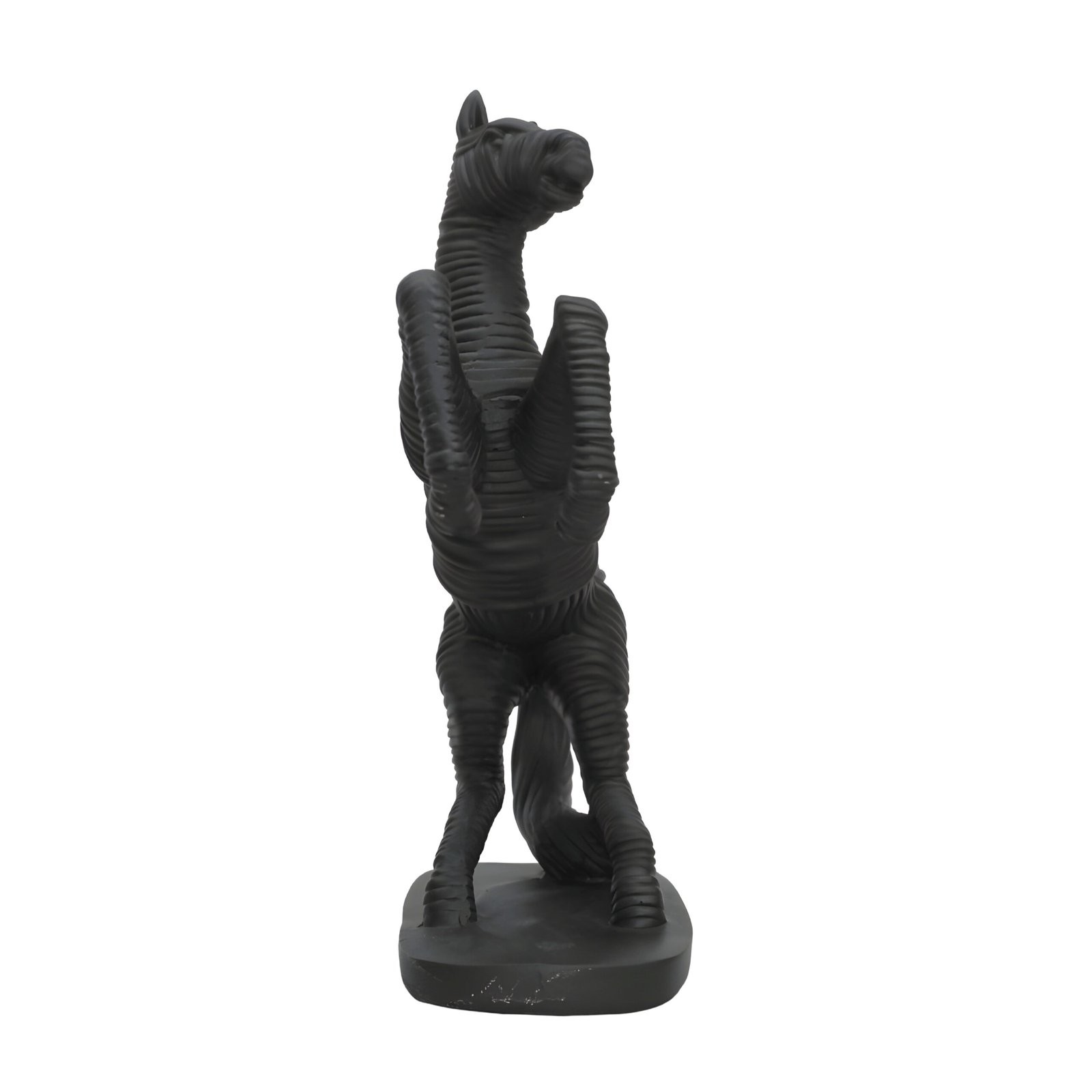 Horse Showpiece Statue (Black, 24 cm)