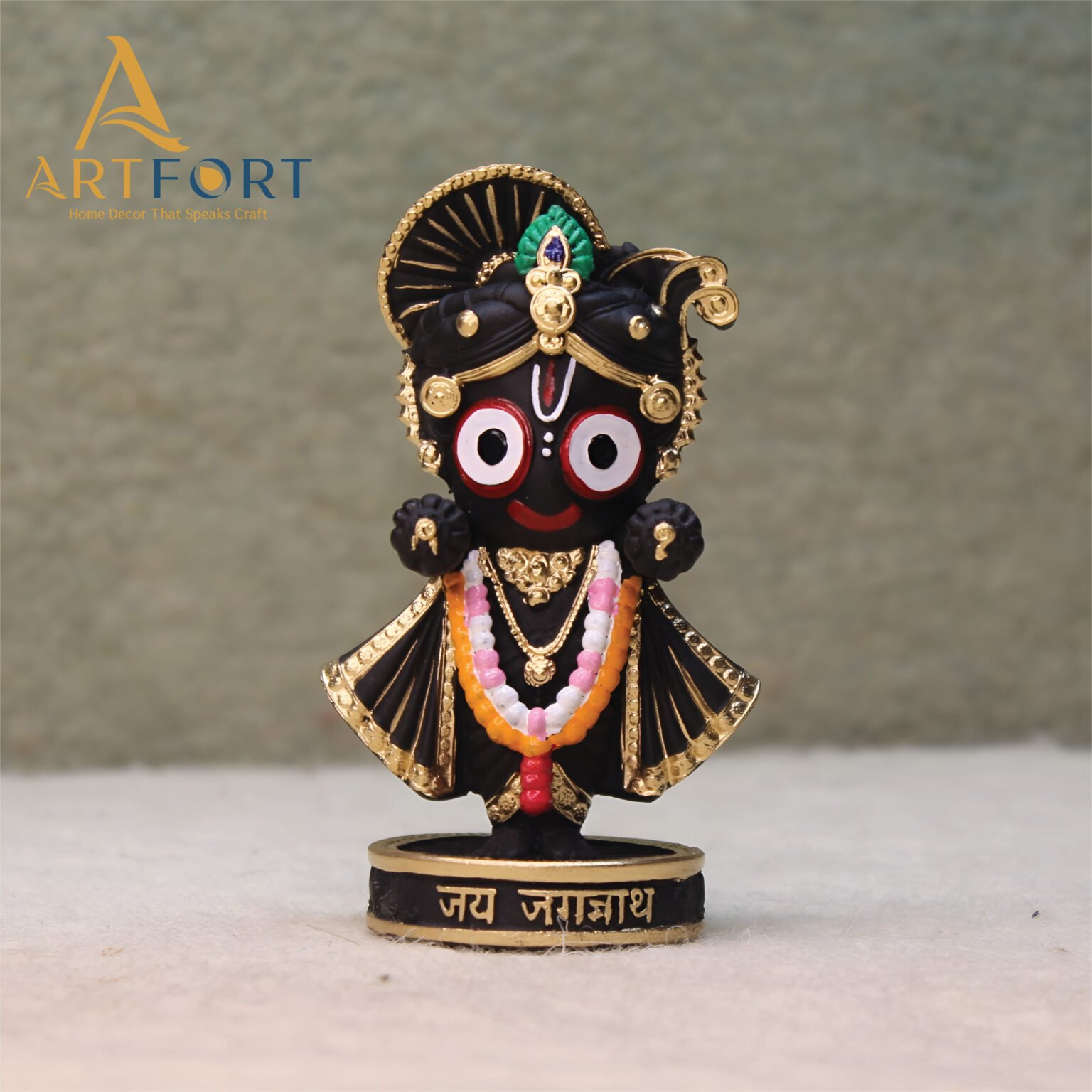 Lord Jagannath Idol 4 Inch (Black)