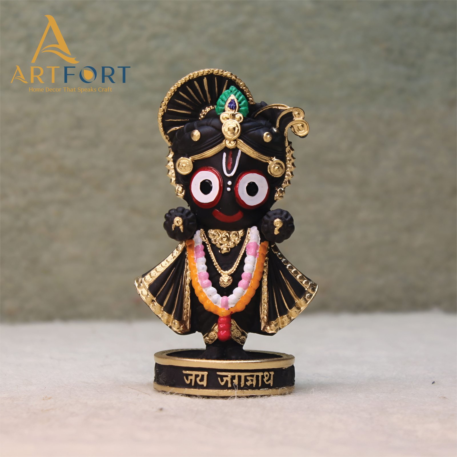 Lord Jagannath Idol 4 Inch (Black)