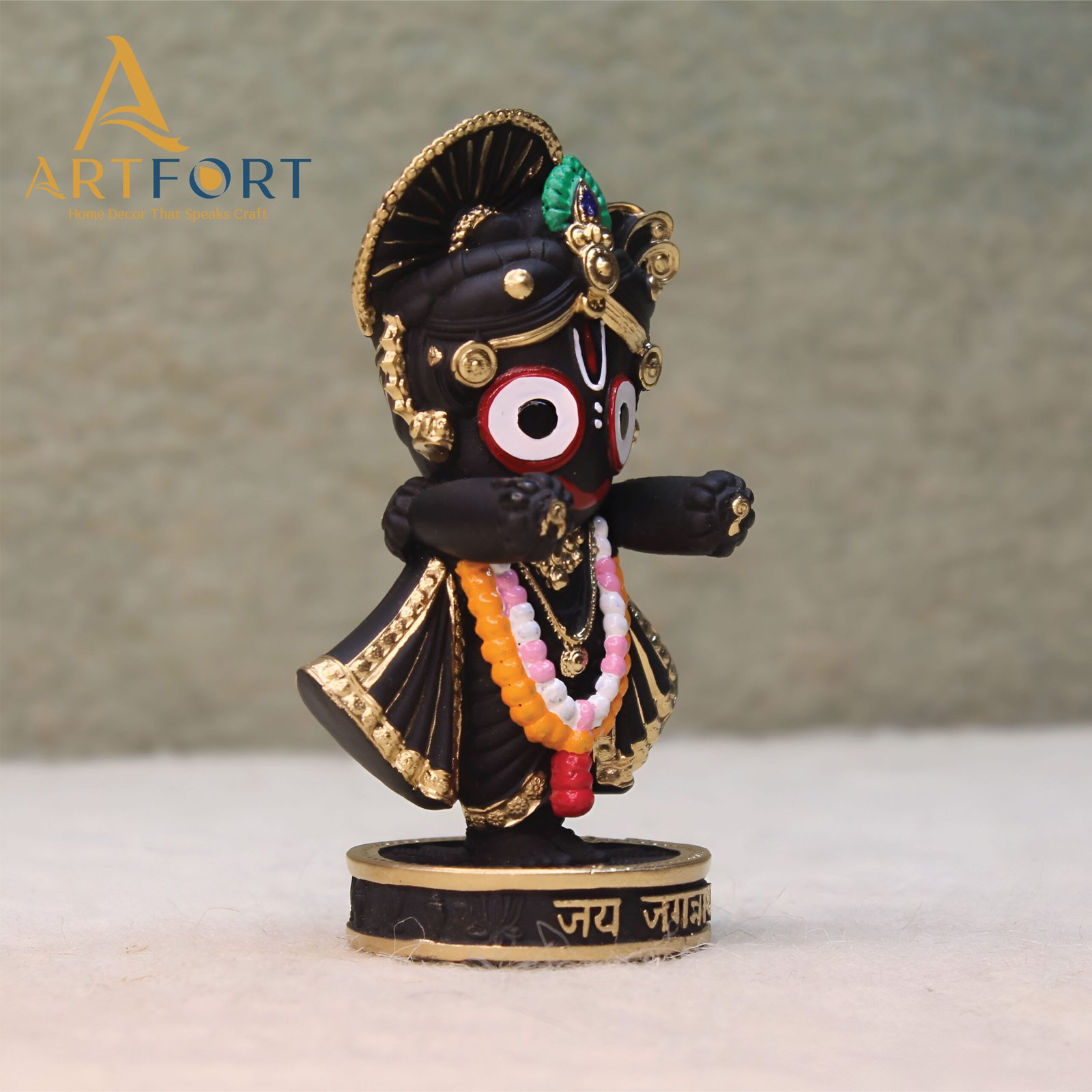 Lord Jagannath Idol 4 Inch (Black)