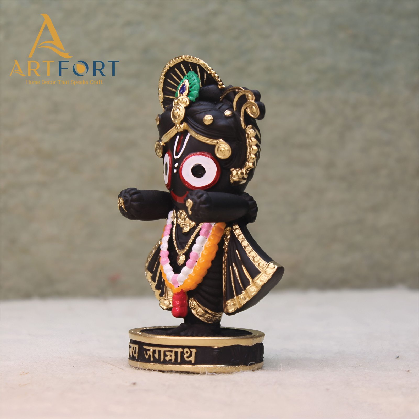 Lord Jagannath Idol 4 Inch (Black)