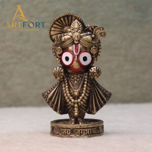 Lord Jagannath Idol 4 Inch (Gold)