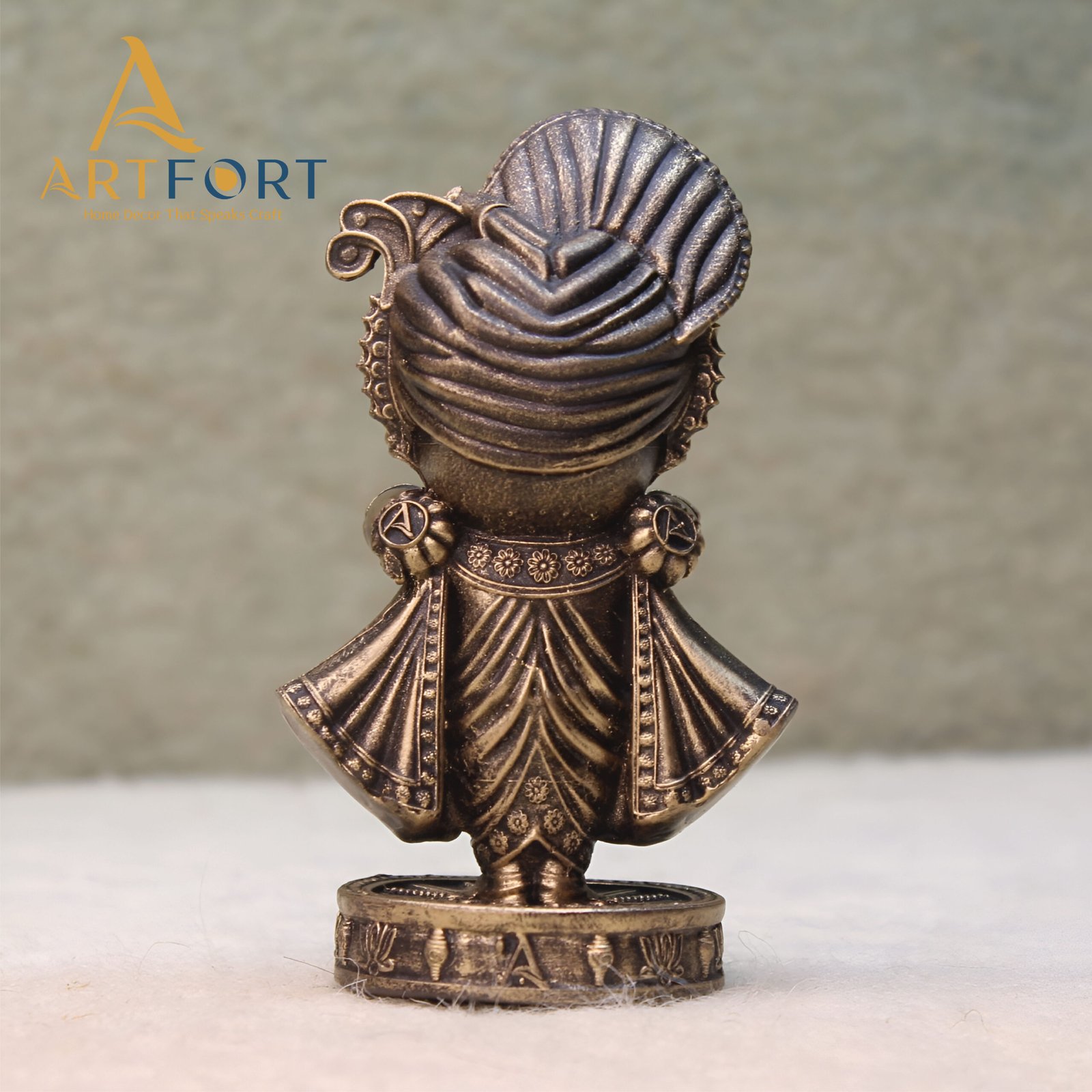 Lord Jagannath Idol 4 Inch (Gold)