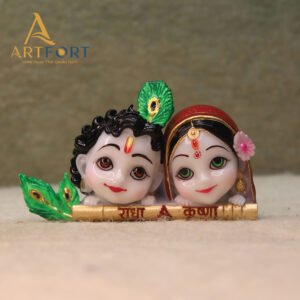 Radha Krishna Idol (4 x 2.5 Inches)